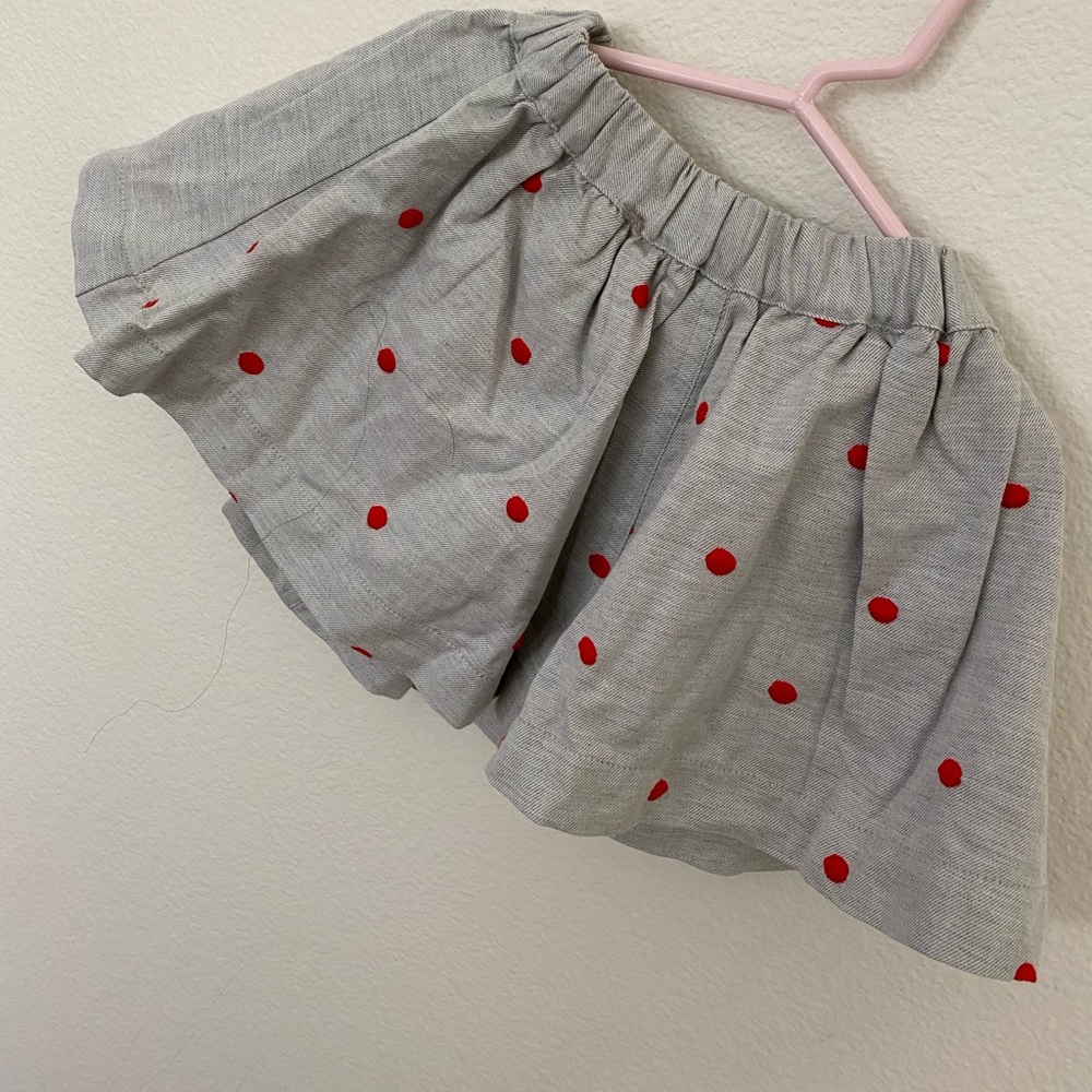 brand new skirt with red dots